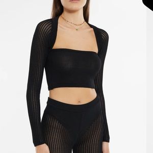 RUVE - Black knit top